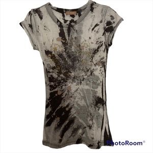 FOREVER 21 SEMI-SHEER GRAPHIC TEE
